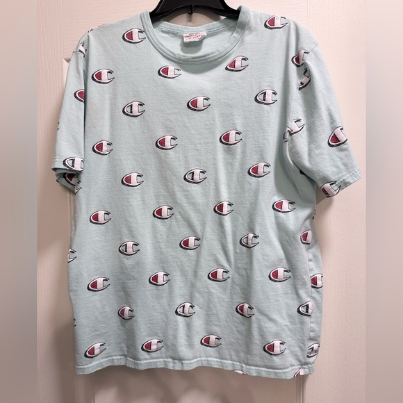 Champion Other - Champion Men's Light Blue Logo Tee size XL